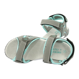 American Club Sportsandaler Great Leather Insert RL26/20 grå 4