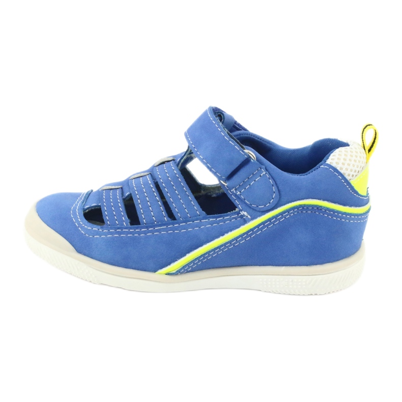 American Club Pojkar Sandaler läderinsats GC12/20 Blue blå 1