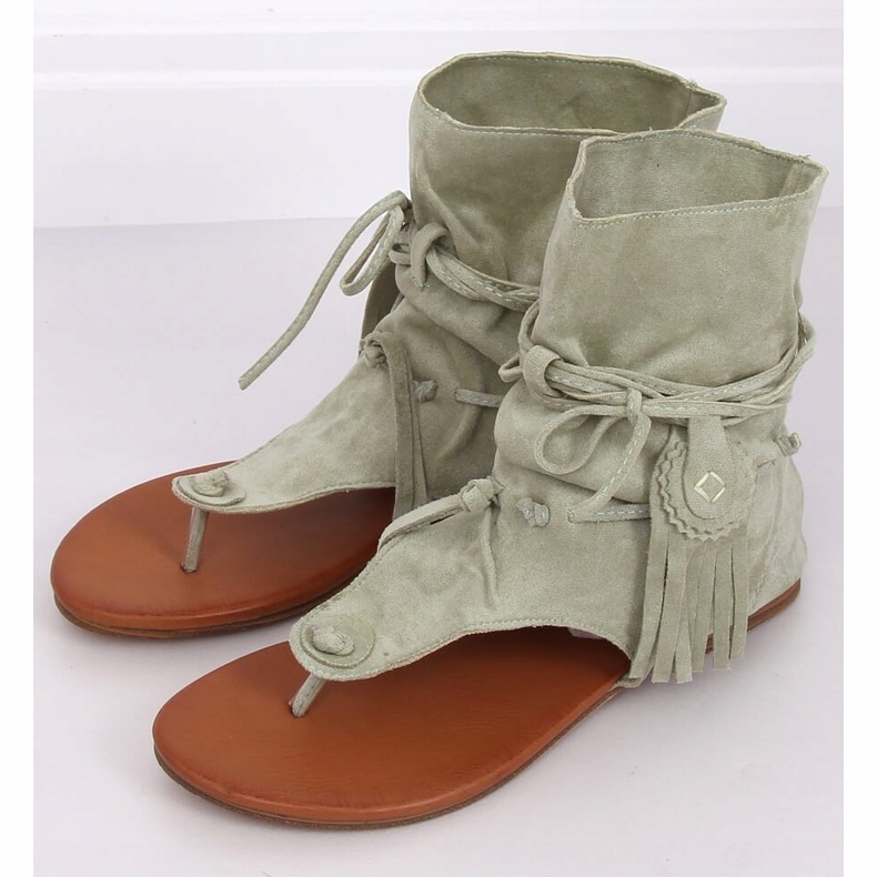 Flip-flops med en celadon övre SL1010P Grön 1