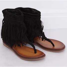 Svarta flip-flops med överdel NS129P Svart 2