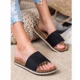 Svarta VINCEZA tofflor 2