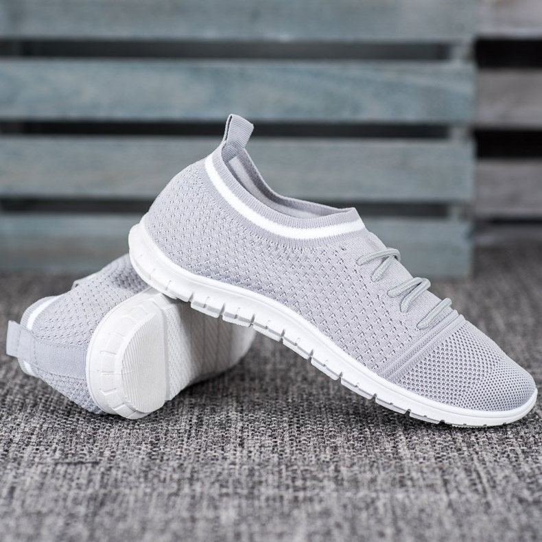 Bella Paris Slip-on sportskor grå 1