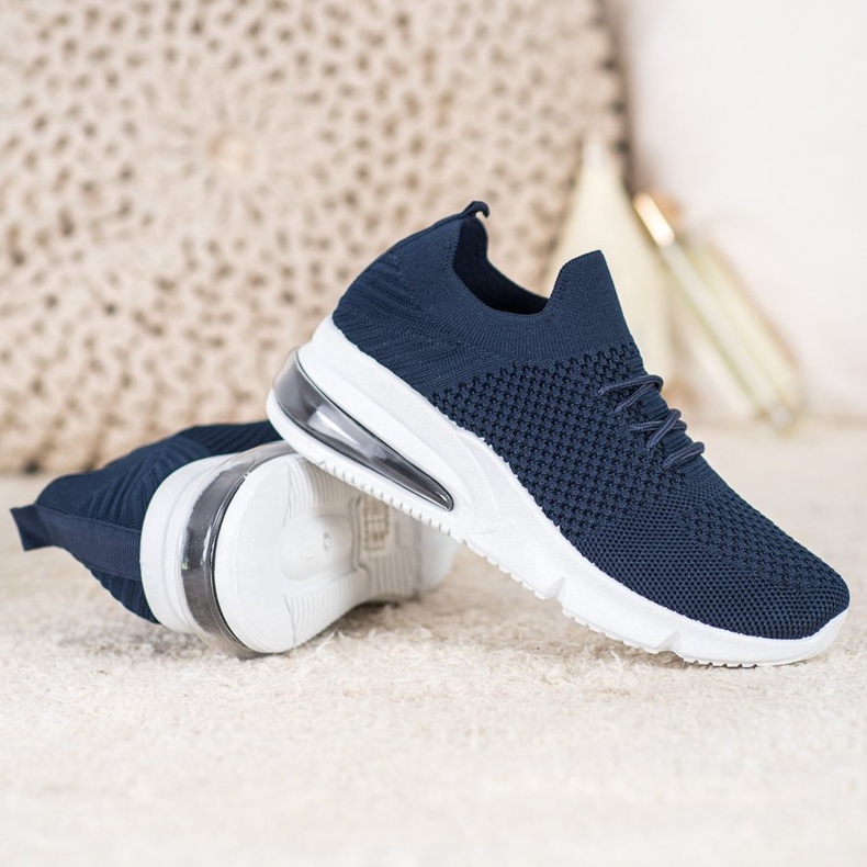 Sweet Shoes Textil sportskor blå 1