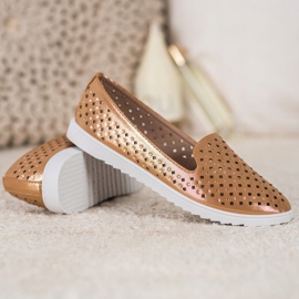 Renda Snygga herrar med kristaller brun gyllene 1