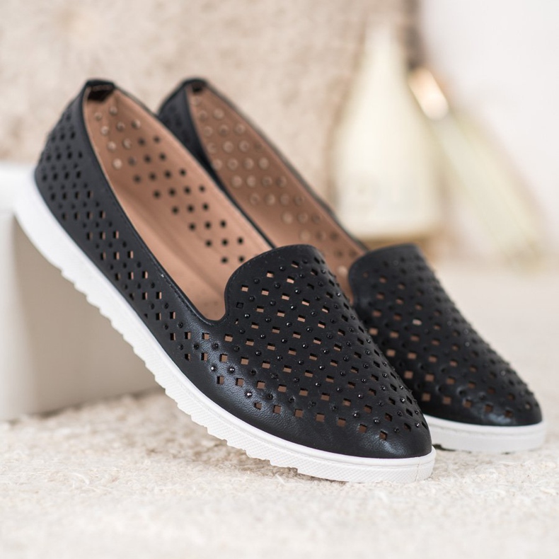 Renda Snygga herrar med kristaller svart 1