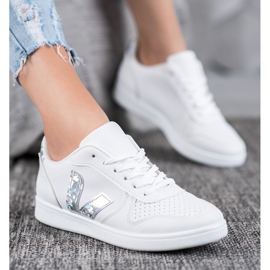 SHELOVET Vita skor med Holo -insatser 1