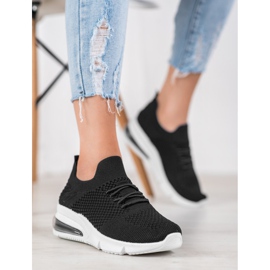 Sweet Shoes Textil sportskor svart 2