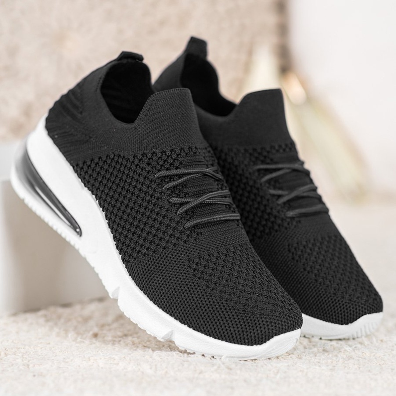 Sweet Shoes Textil sportskor svart 1