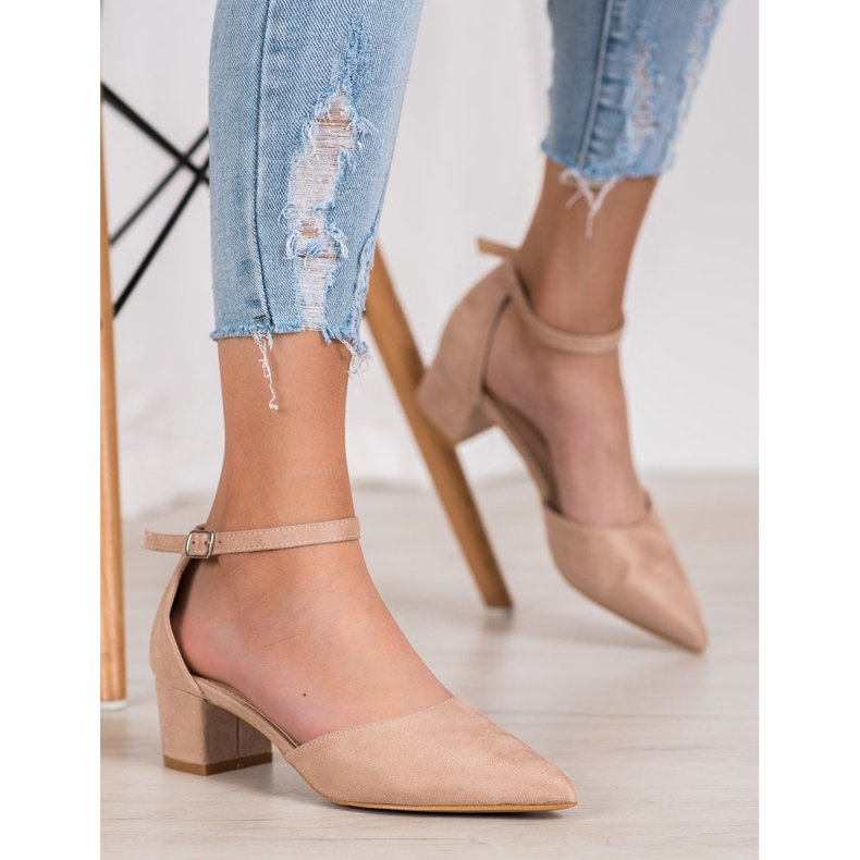 Small Swan Snygga pumpar brun 2