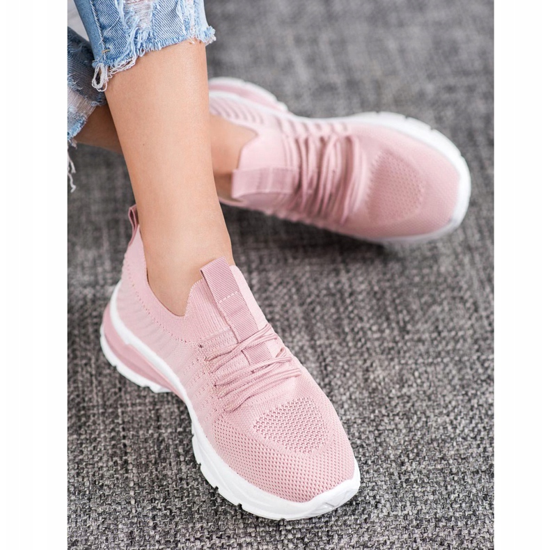 Bella Paris Openwork sneakers rosa 2