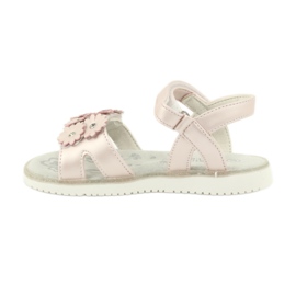 Rosa sandaler med pärlpaljetter American Club XD10/20 1