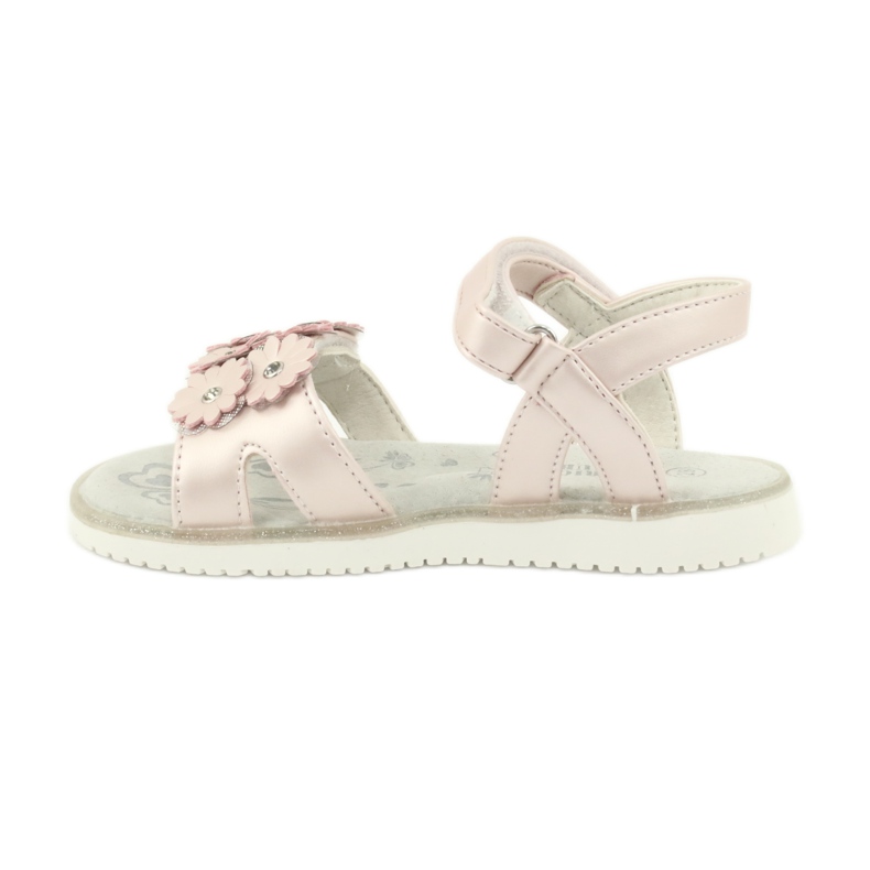 Rosa sandaler med pärlpaljetter American Club XD10/20 1