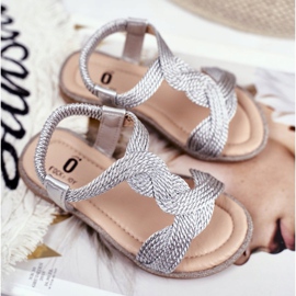 FRROCK Lamados sandaler för barn grå 1