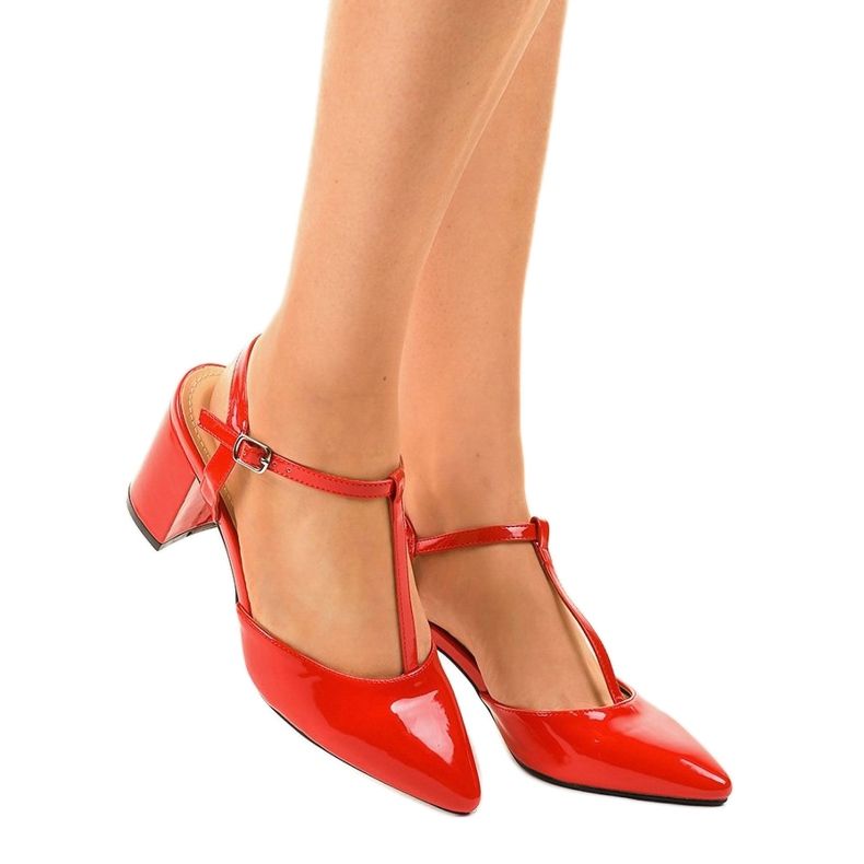 Röda pumpar på D85-17 stolpen 1