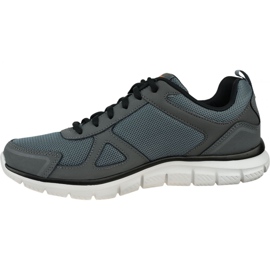 Skechers Track-Scloric M 52631-CCBK grå 1