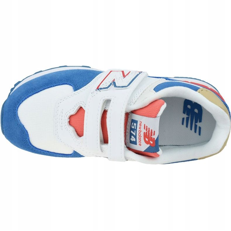 New Balance Jr YV574SCF skor vit blå 2