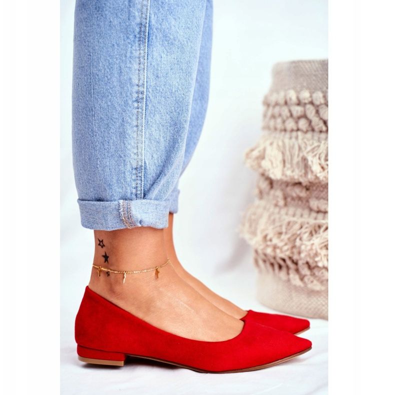 EVE Ballerinor för kvinnor i Spitzmocka Red Westley röd 2