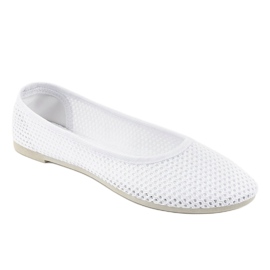 Vit spetsballerinas JX56 1