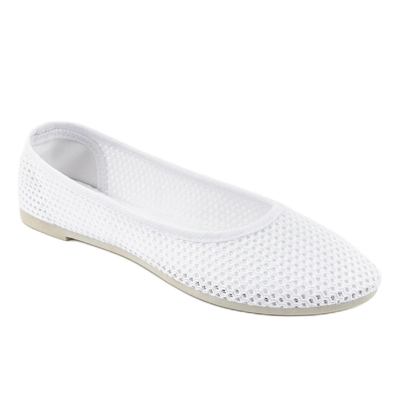 Vit spetsballerinas JX56 1