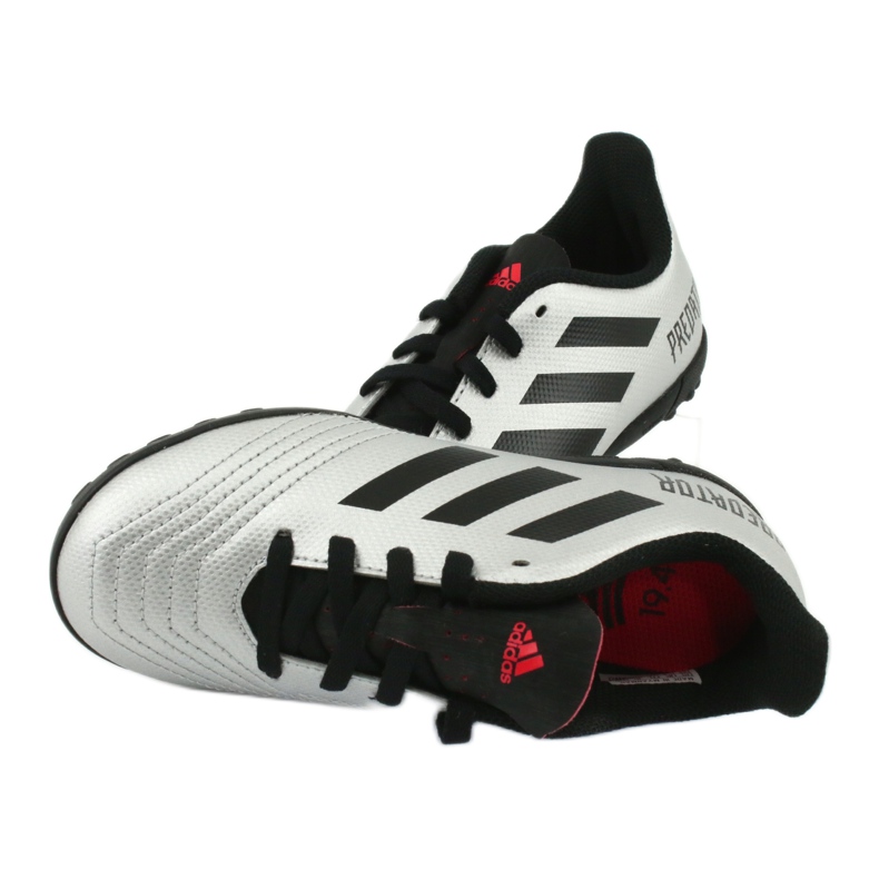 Adidas Predator 19.4 Tf Jr G25825 fotbollsskor silver- 5