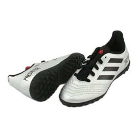 Adidas Predator 19.4 Tf Jr G25825 fotbollsskor silver- 4