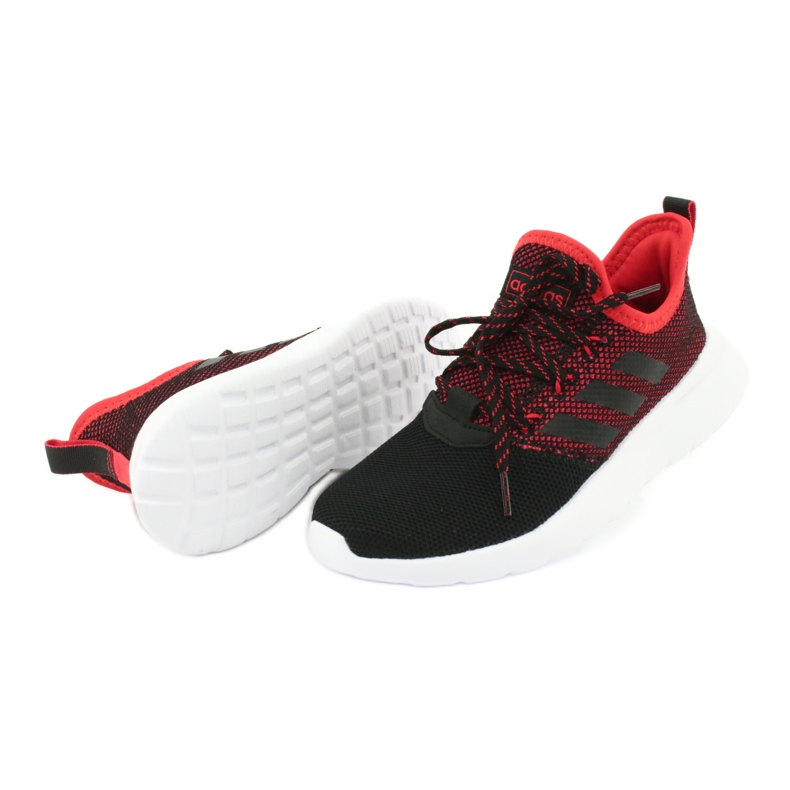 Adidas Lite Racer Rbn Jr F36783 skor svart röd 4