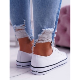 Smith's White låga sneakers för kvinnor vit 1