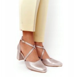 Dampumpar Maciejka Läder Gyllene 04070-25 2