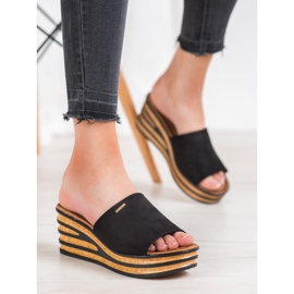 Goodin Snygga kil tofflor svart 1