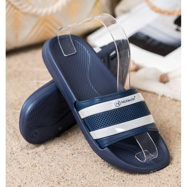 MCKEYLOR -tofflor blå 1