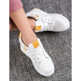 Lovery Wedge Sneakers vit 1