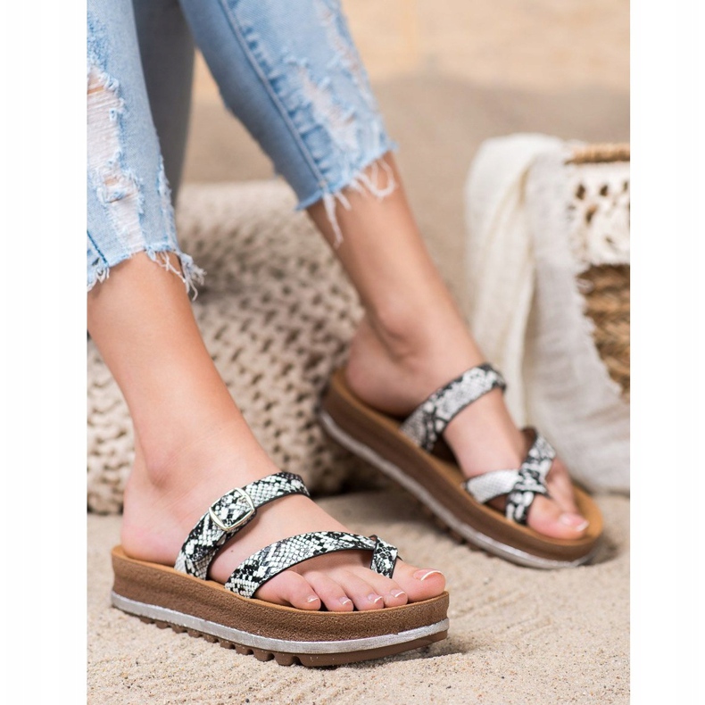 Comer Tofflor På Modeplattformen mångfärgad 1