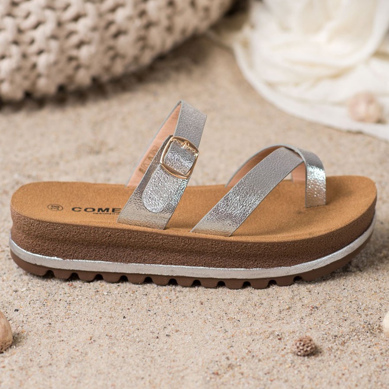 Comer Tofflor På Modeplattformen grå 2