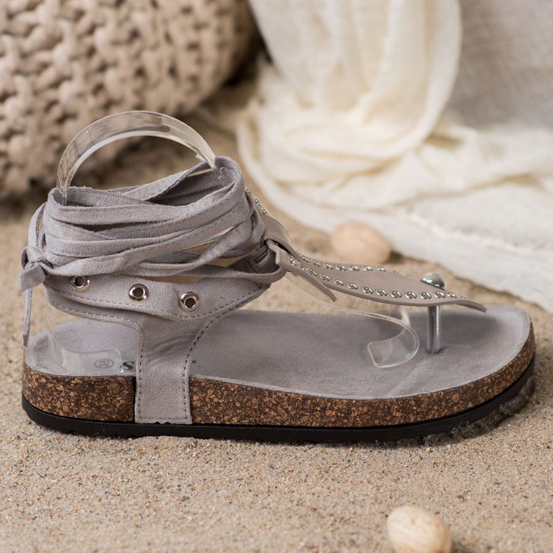 Seastar Slipade sandaler med flip-flops grå 2