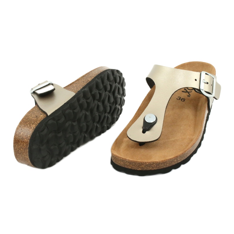 Medicinska tofflor BIOX Gerona guld gyllene 3