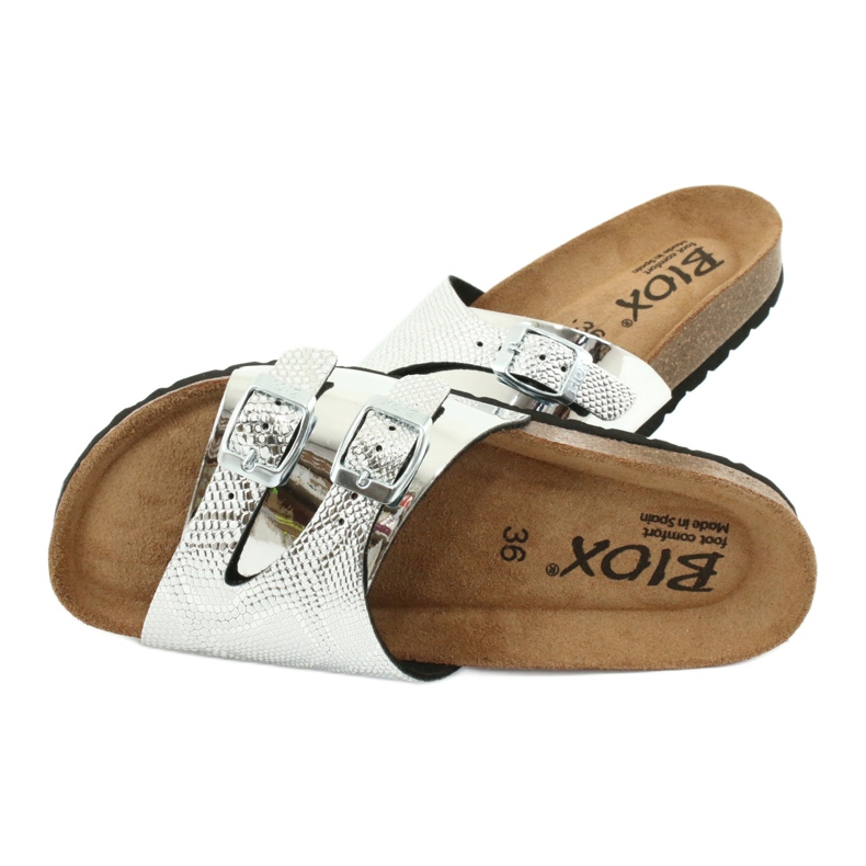 FOOT-COMFORT BIOX CATTY tofflor grå 4