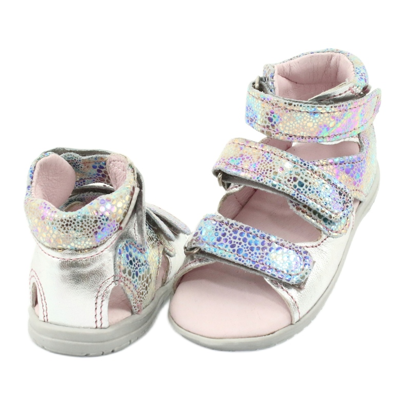 Metallic Girls 'Sandals High Preventive Silver Mazurek 291 3