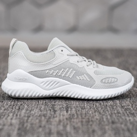 SHELOVET Sneakers med mesh grå 2
