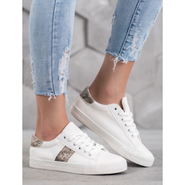 SDS Sportskor på tjock sula vit 2