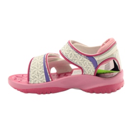 Rider Pink-White Children's Sandals för kardborrband 80608 rosa vit 3