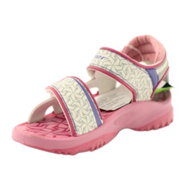 Rider Pink-White Children's Sandals för kardborrband 80608 rosa vit 2