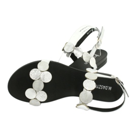 M.Daszyński Daszyński MR1958-1 silver sandaler med cirklar silver- 3