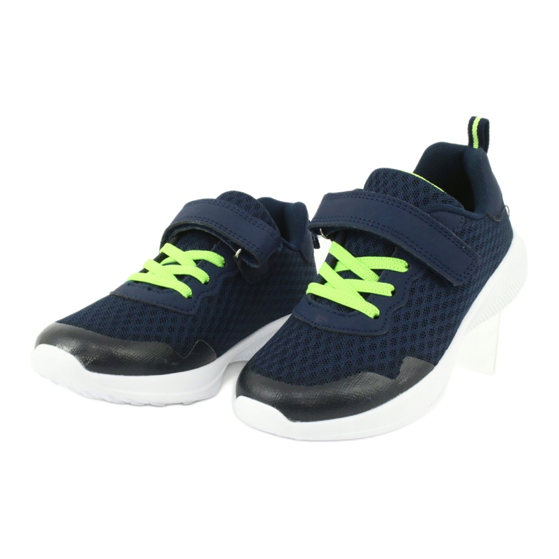 Sportskor för kardborrband Navy Blue/Green News 20Z55-2312 blå 2