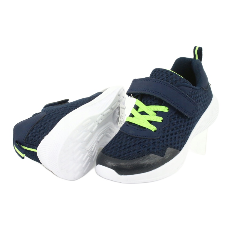 Sportskor för kardborrband Navy Blue/Green News 20Z55-2312 blå 3