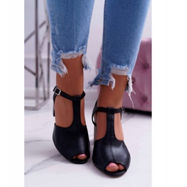 Läder Dam Sandaler Maciejka Svart 04117 2