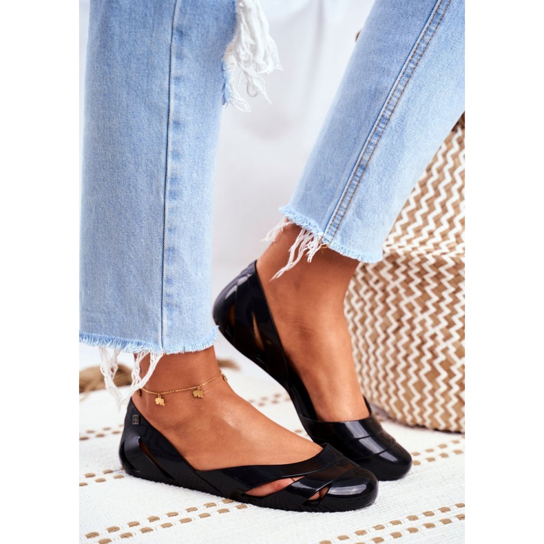 Damdoftande gummiballerinor ZAXY Svart FF285053 1