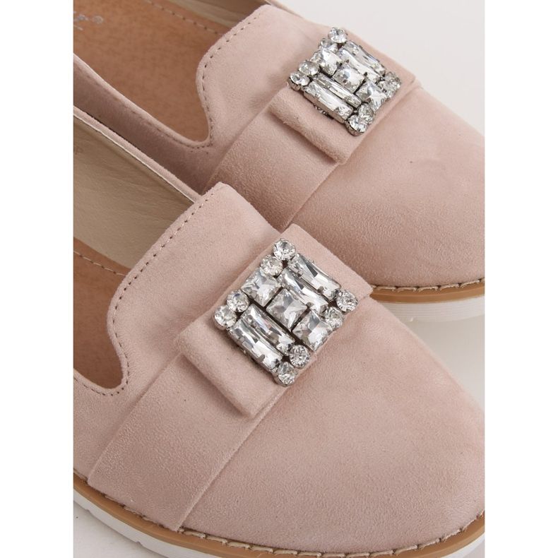 Pastellmocka beige loafers T245 Beige 2