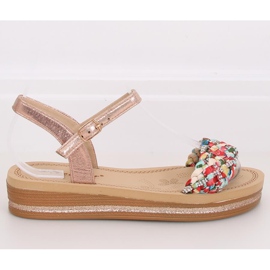 Champagne damsandaler CK151P Champagne rosa 2