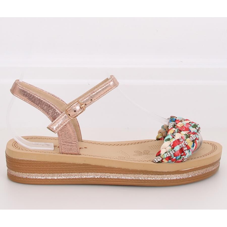 Champagne damsandaler CK151P Champagne rosa 2