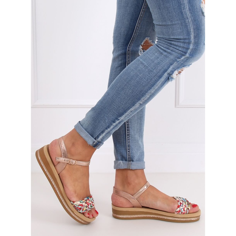 Champagne damsandaler CK151P Champagne rosa 1